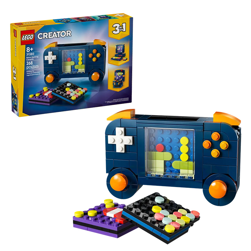 Retro Gaming Box - LEGO Creator 3-in-1 Bouwstenen LG-31380 Retro