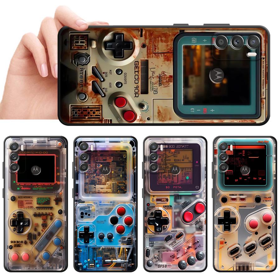 Retro Gaming Case - Retro Gaming Console Case voor Moto