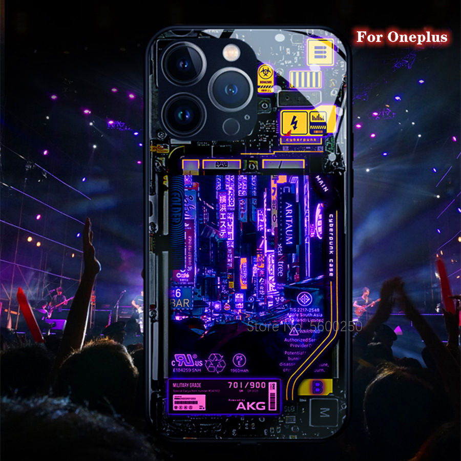 Retro Gaming Case - Cyber Stijl Smart Lichtgevende Telefoon Case