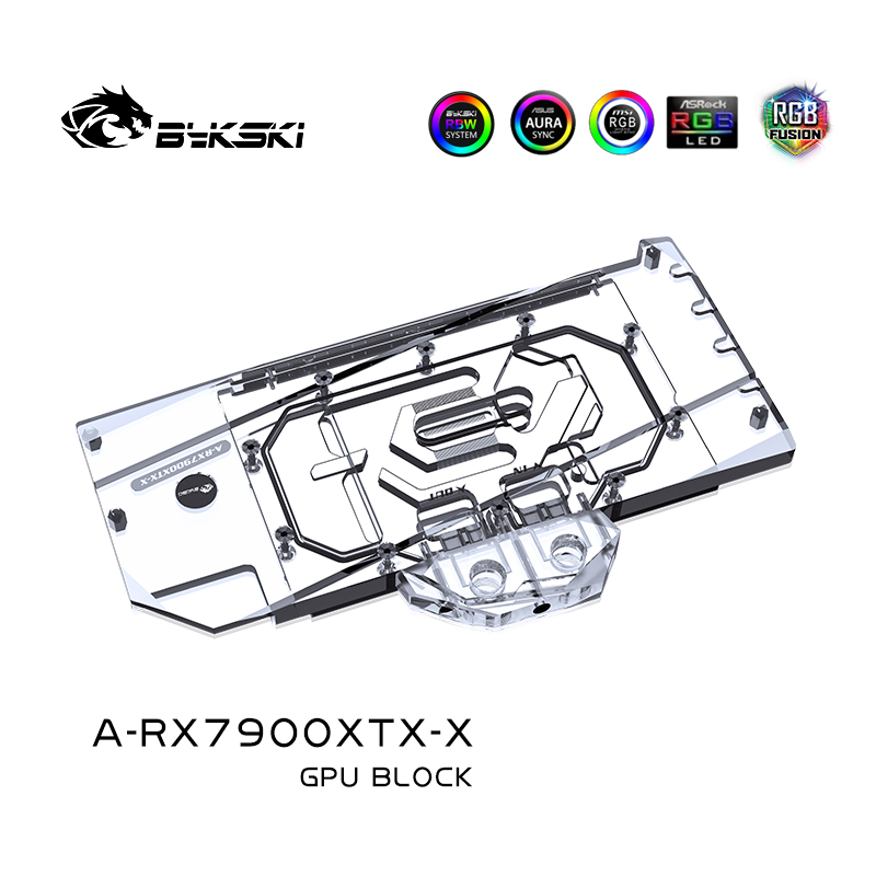 Amd Vga Rx 7900 Xtx - Bykski A-RX7900XTX-X waterblok voor PowerColor AMD