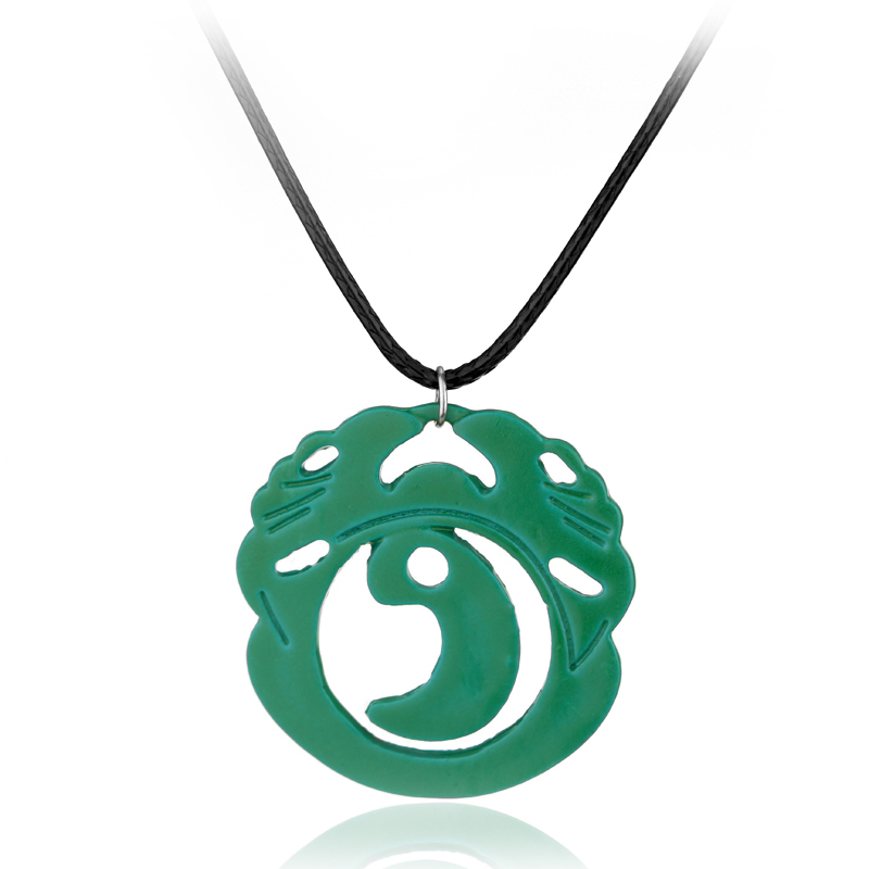 Retro Gaming Us - Tomb Raider Lara Croft groene hangerketting