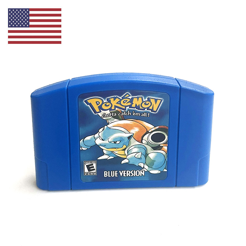 Retro Gaming Box - USA NTSC versie Engelse Pokémon Blue