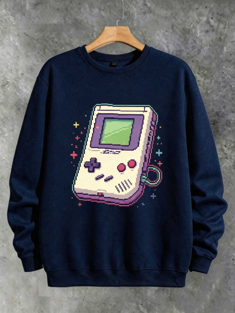 Retro Gaming Shops - Retro gameconsole-sweatshirt voor heren, 8-bit pixel