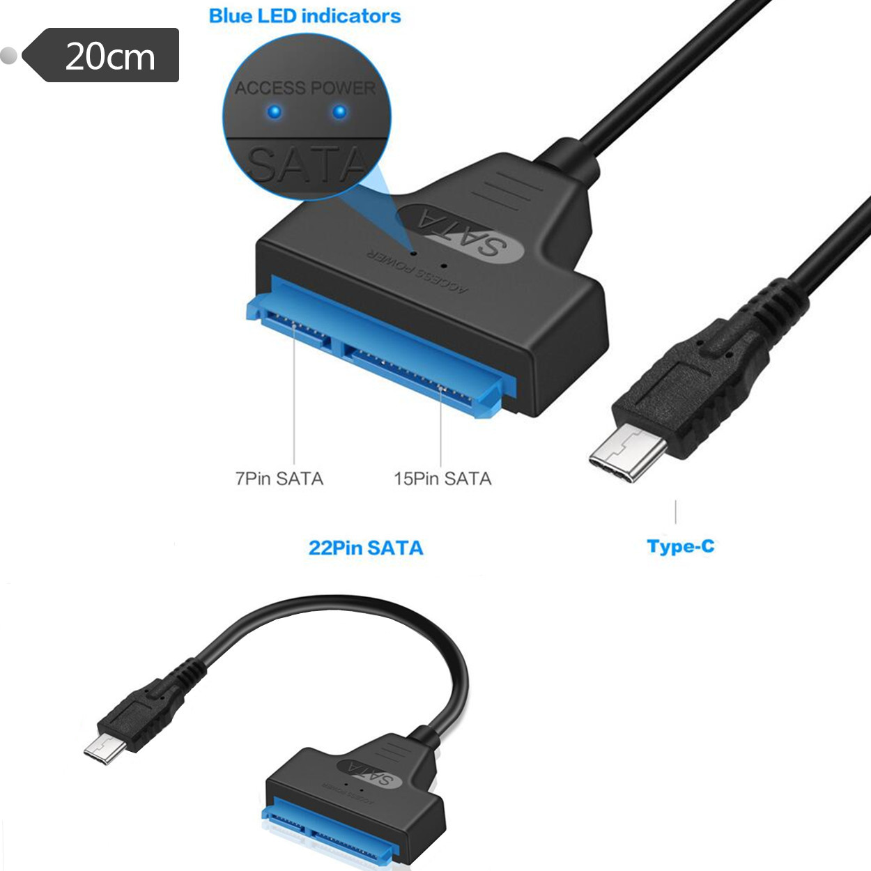 Samsung Ssd Evo 870 - USB 3.1 Type C naar SATA