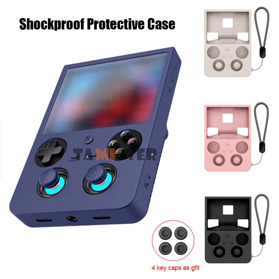 Retro Gaming Case - Siliconen beschermhoes voor ANBERNIC RG477V Retro