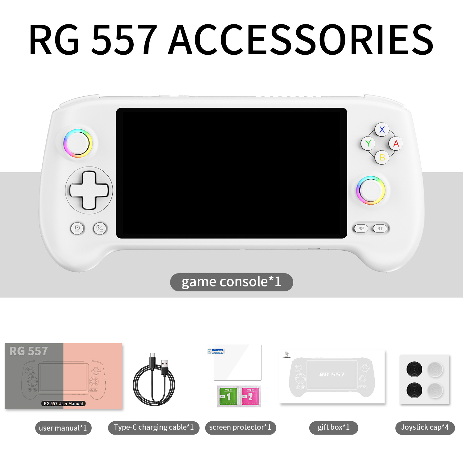 Retro Gaming Android - Draagbare WiFi-gameconsole met 5,48-inch AMOLED-scherm (1920*1080),