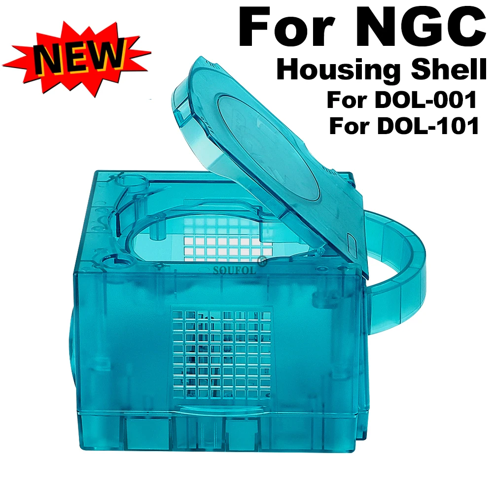 Retro Gaming Box - Ijsblauw Vervanging Case voor Gamecube Shell