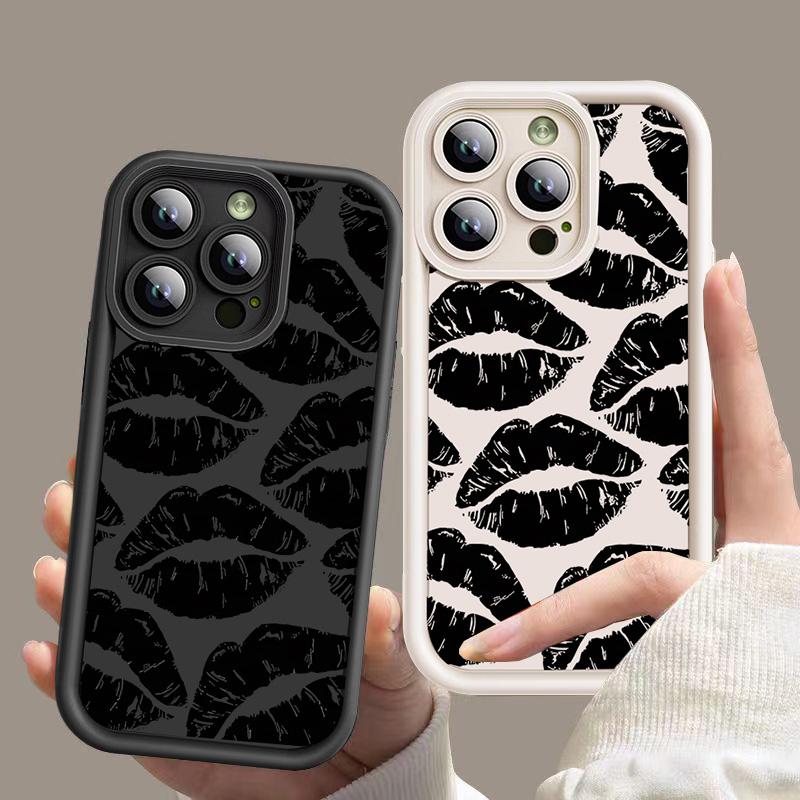 Retro Gaming Case - Mode Lip Gedrukt Case voor Infinix