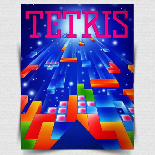 Retro Gaming Us - TETRIS METALEN TEKEN PLAQUE - Retro