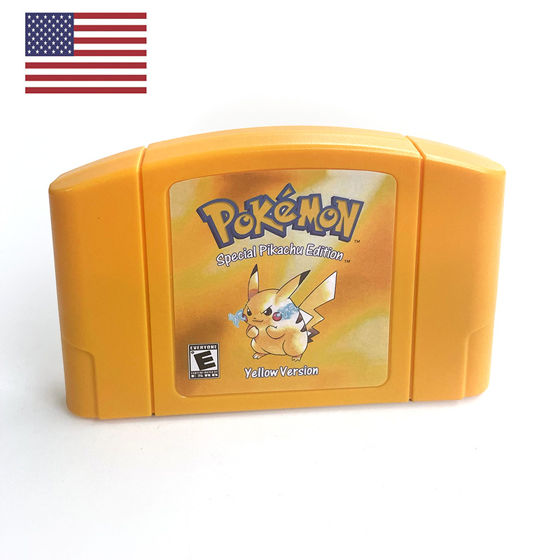 Retro Gaming Box - USA NTSC versie Engelse Pokémon Geel