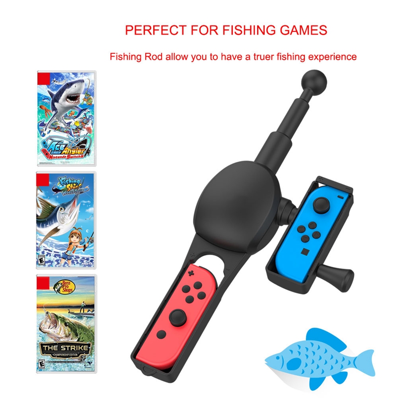 Retro Gaming Console Gun - Voor Nintendo Switch Hengel Fishing Star