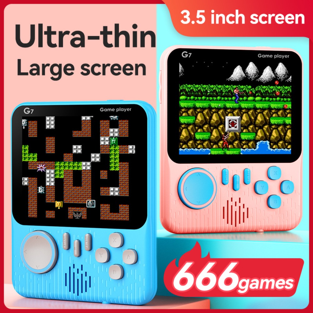 Retro Gaming Download - G7 Retro Handheld Gameconsole, 3,5-inch LCD,