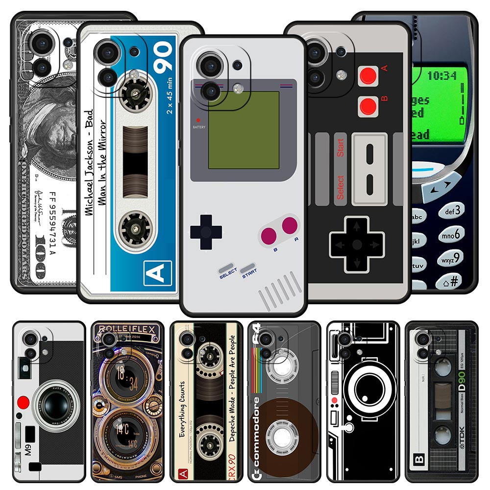 Retro Gaming Case - Vintage Tape Camera Gameboy Telefoonhoesje voor