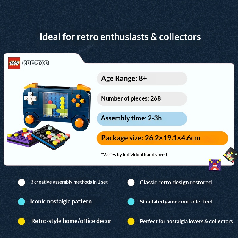 LEGO Creator 3-in-1 Bouwstenen - Retro Gaming Box recensie en prijs