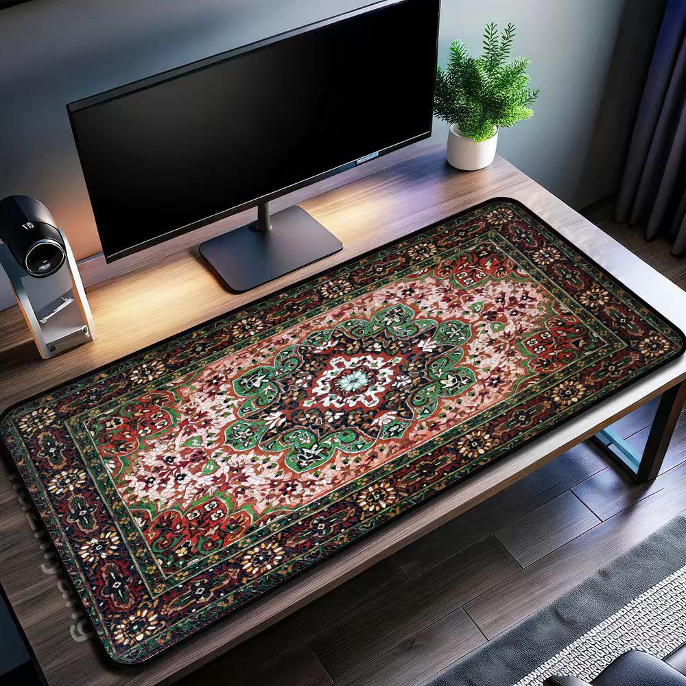 Vintage Perzisch tapijt patroo - Retro Gaming Desk recensie en prijs