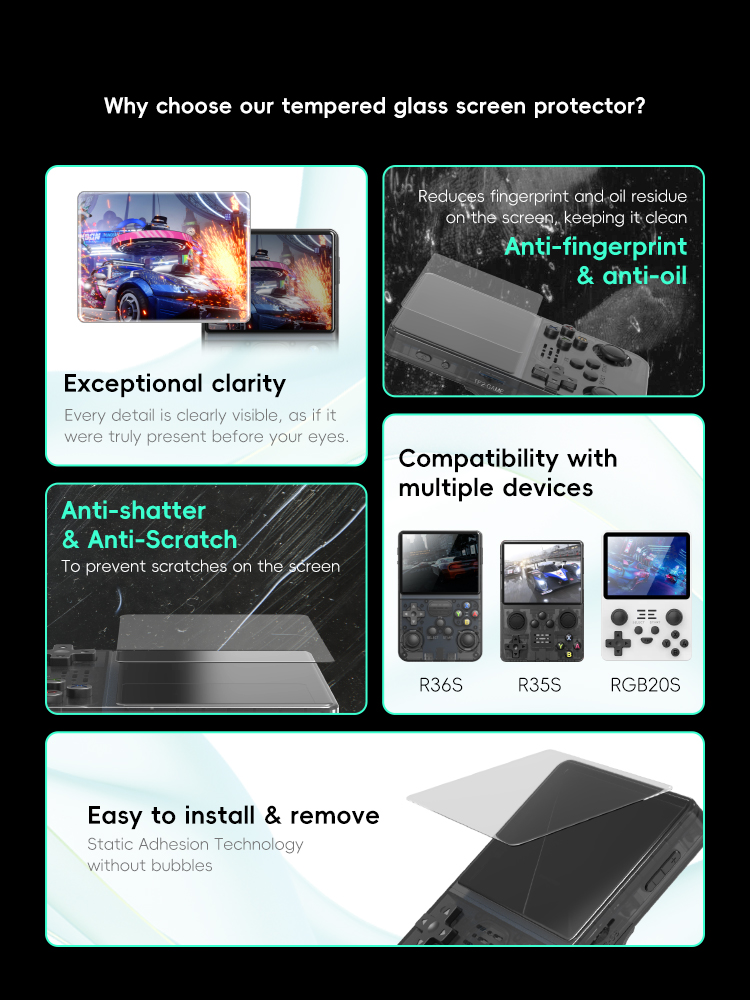 DATA FROG R36S Screen Protecto - Retro Gaming Download recensie en prijs