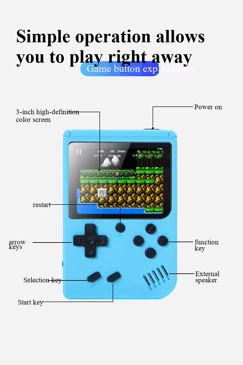 400-in-1 MINI Games Handheld G - Retro Gaming Download recensie en prijs
