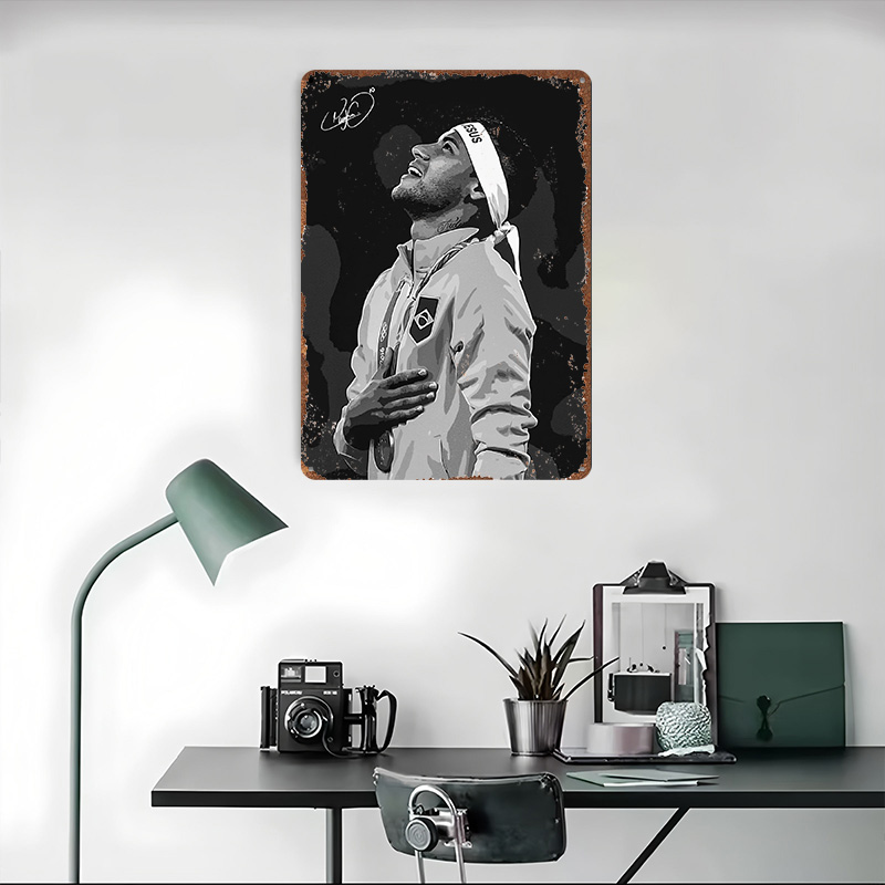 Neymar Jr. Portretposter op ma - Retro Gaming Desk recensie en prijs