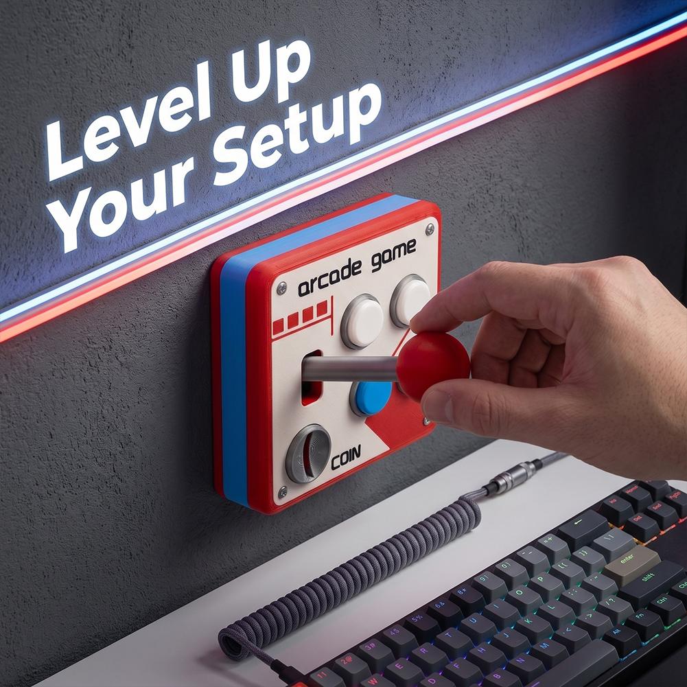 3D-geprint retro arcade-schake - Retro Gaming Desk recensie en prijs