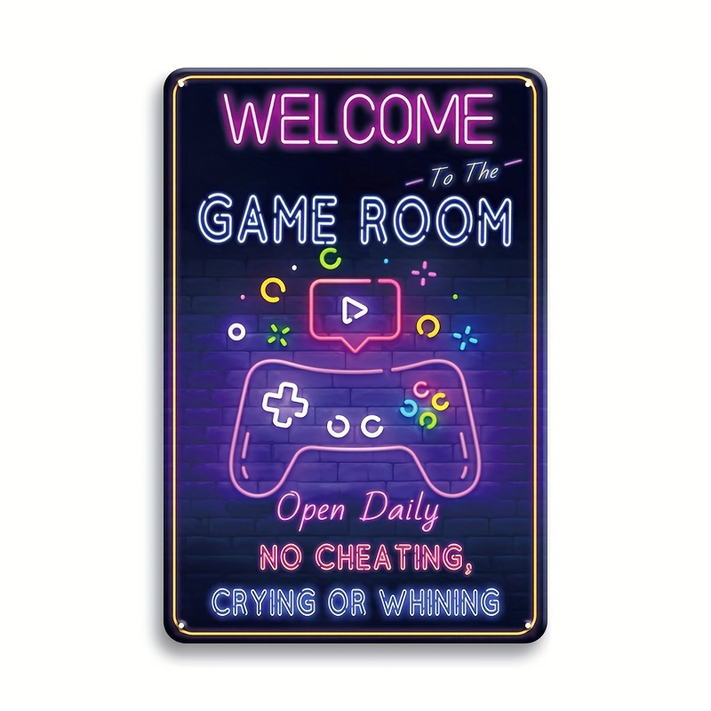 Welkom bij de Game Room metale - Retro Gaming Us recensie en prijs