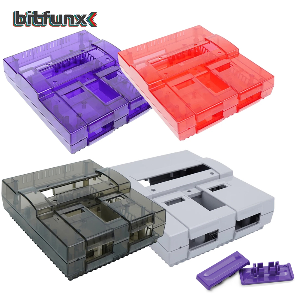 Bitfunx SNES vervangende shell - Retro Gaming Case recensie en prijs