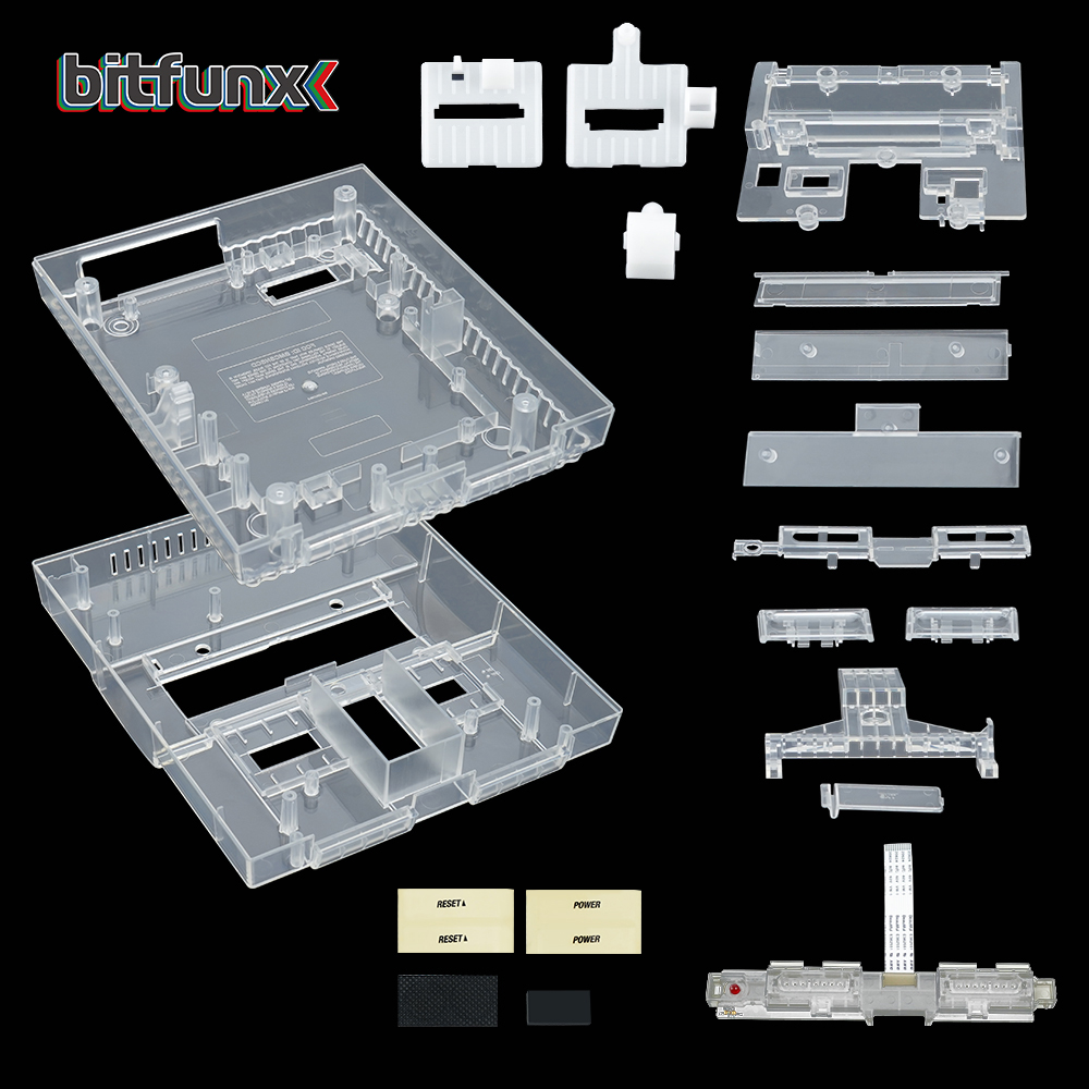 Bitfunx SNES vervangende shell - Retro Gaming Case recensie en prijs