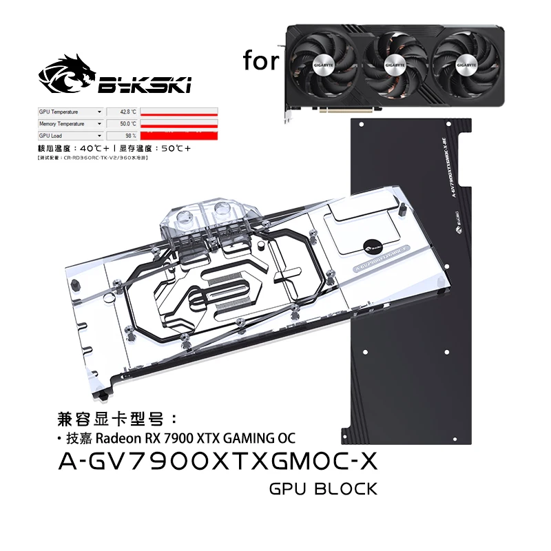 Bykski A-GV7900XTXGMOC-X Water - Amd Vga Rx 7900 Xtx recensie en prijs