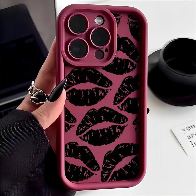 Mode Lip Gedrukt Case voor Inf - Retro Gaming Case recensie en prijs