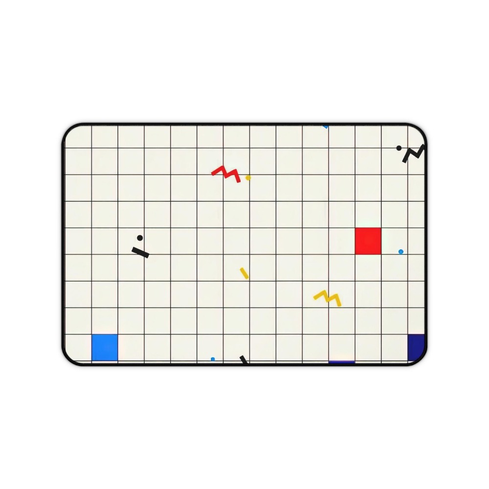 Retro Geometrische Grid Bureau - Retro Gaming Desk recensie en prijs