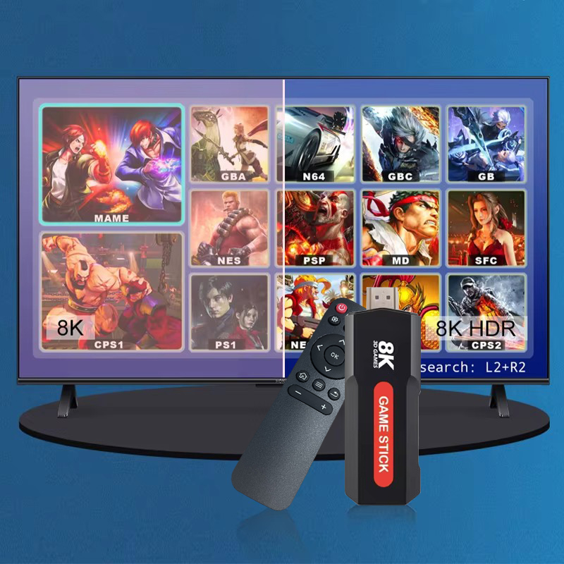 X2 Game Stick HD 4K 8K 3D Cons - Retro Gaming Android recensie en prijs