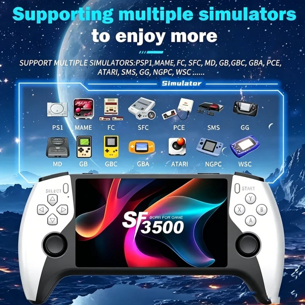SF3500 5 inch Handheld Game Co - Retro Gaming Download recensie en prijs